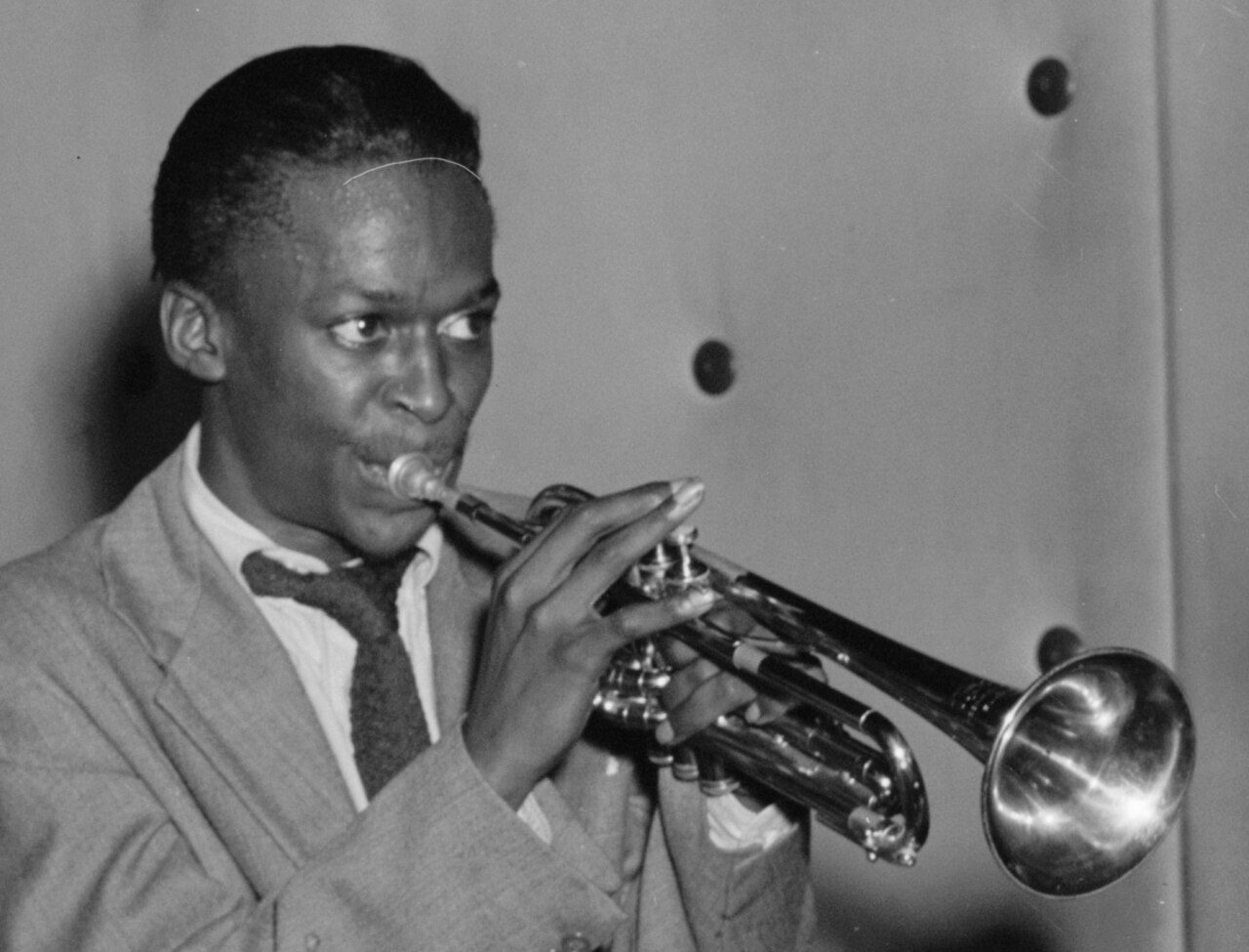 Retrato de Miles Davis