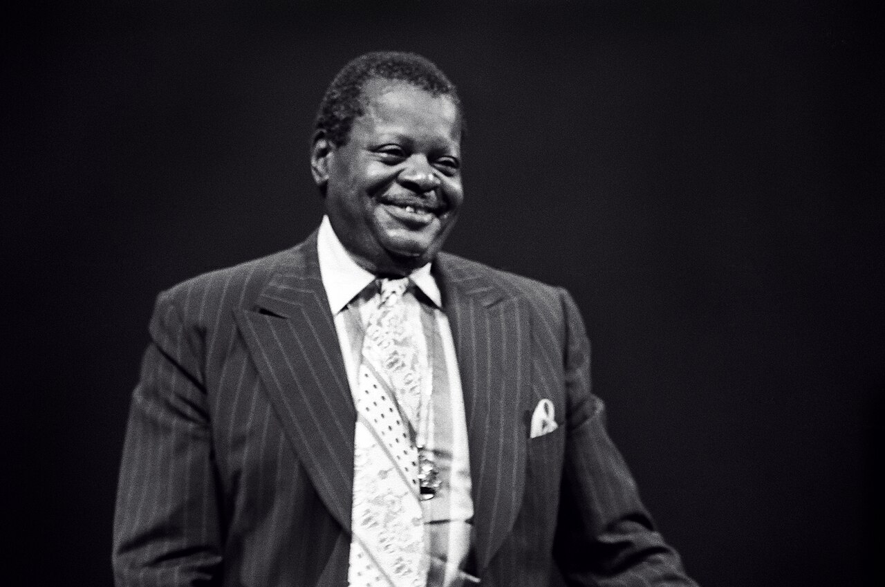 Retrato de Oscar Peterson